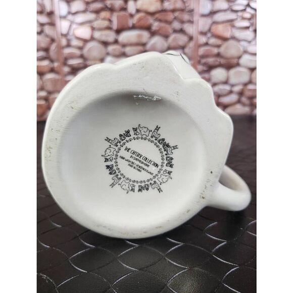 Sheffield Home The Critter Collection Cat Mug 16 oz White 3D - Picture 6 of 8